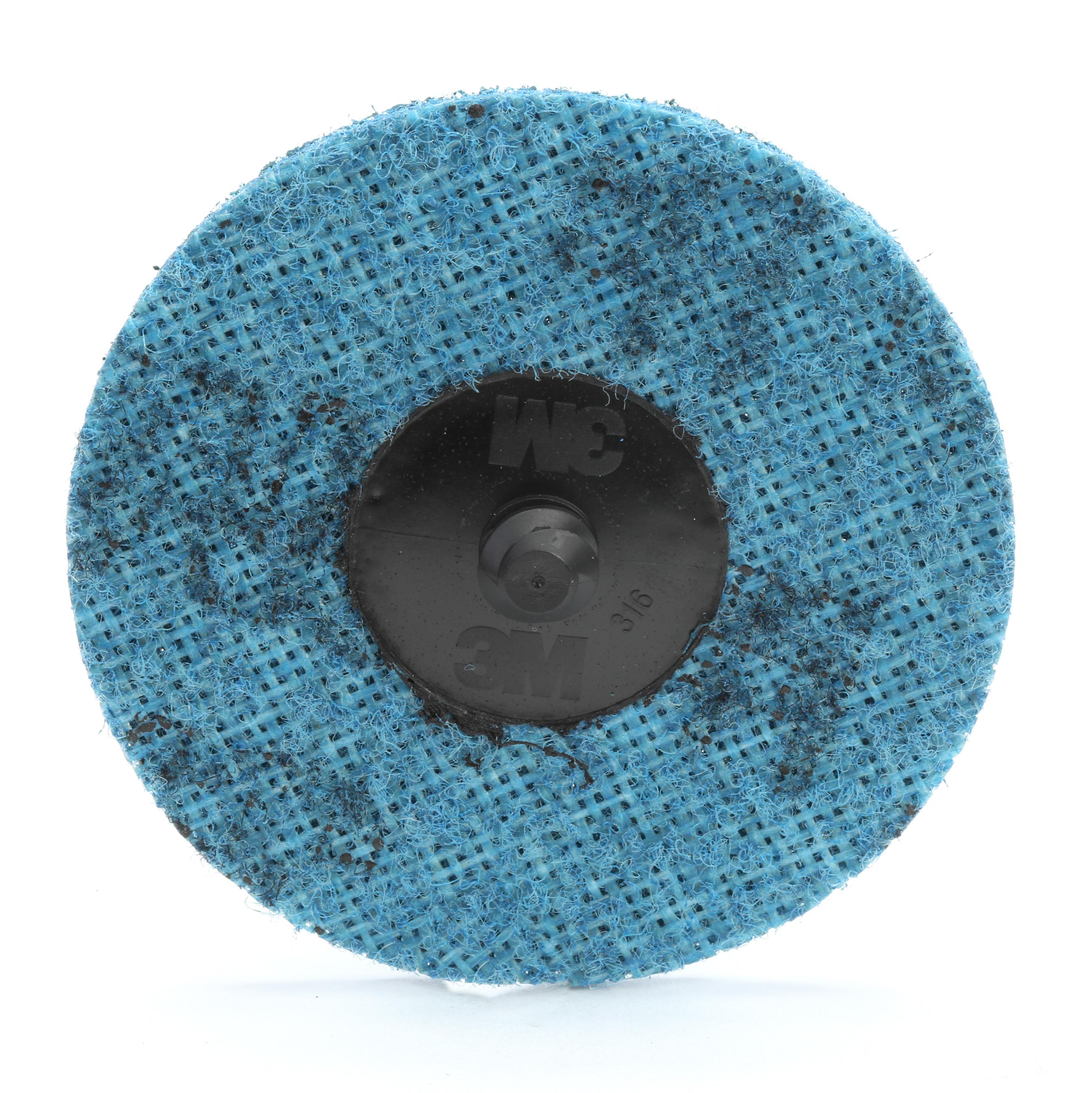 3M 7000000750 SC SE Durable Non-Woven Surface Conditioning Disc, 2 in Dia Disc, Very Fine Grade, Aluminum Oxide Abrasive, Type TR Attachment - Non-Woven Abrasive Quick-Change Discs